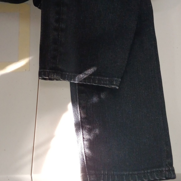 Womens Madewell 25 high riser skinny black wash heans - Picture 3 of 7